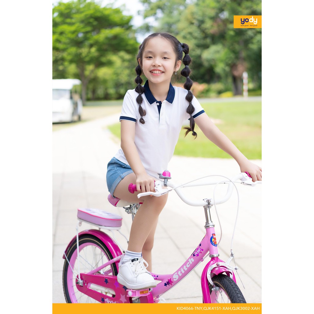 Áo Thun Phông Trẻ Em YODY Cafe Phối Nẹp Chất Liệu Thấm Mồ Hôi Cho Mùa Hè Năng Động APK5179