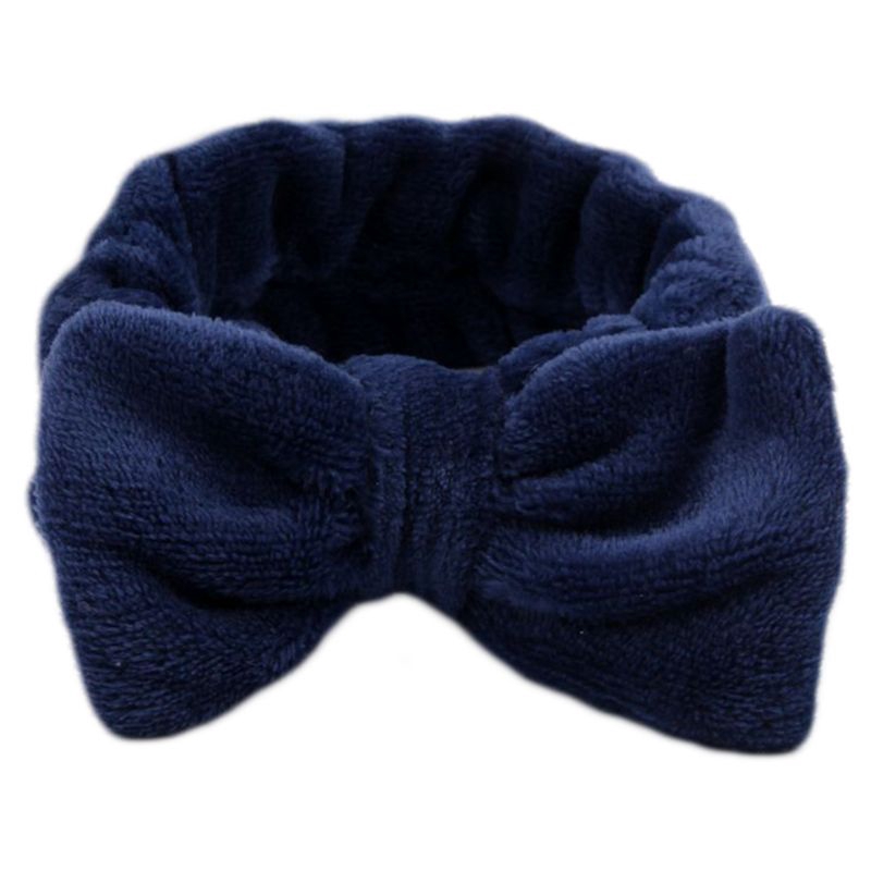 Băng Đô Nhung Màu Trơn Trang Trí Nơ Bướm Xinh Xắn Cho Nữ 11