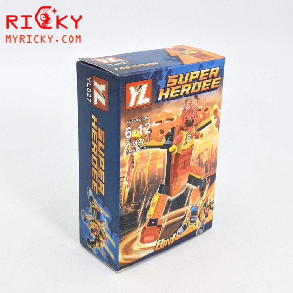 Bộ leogo lắp ráp siêu anh hùng SUPER HERO - Nhiều Mẫu