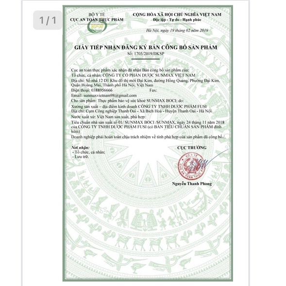 Sunmax Boci-Bổ sung calci, hỗ trợ phát triển chiều cao ở trẻ em | Thế Giới Skin Care