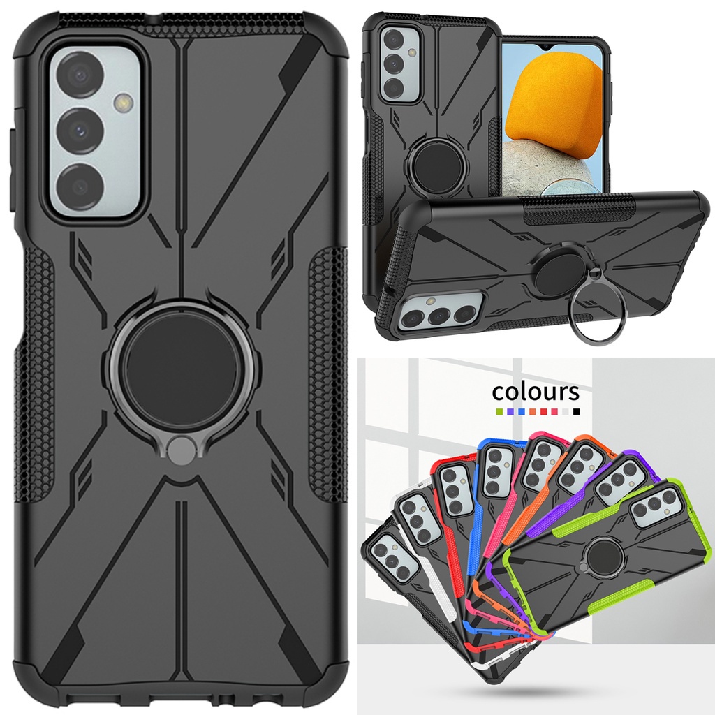 Ốp Điện Thoại Armor Mới Chống Sốc Có Giá Đỡ Dạng Vòng Tròn Từ Tính Cho Samsung Galaxy M23 5G