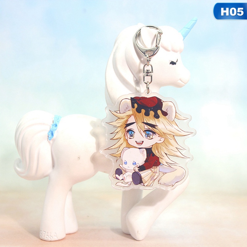 Móc Khóa Kim Loại Hình Nhân Vật Anime Nezuko Tanji V2