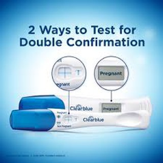 QUE THỬ THAI CLEARBLUE 3 TESTS CHÍNH HÃNG