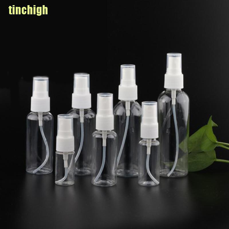 Bình Xịt Rỗng Bằng Nhựa Trong Suốt Nhỏ Gọn Và Cầm Tay