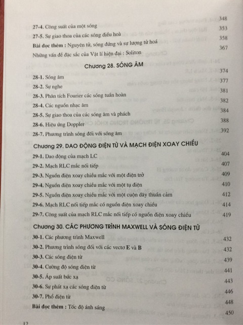 Sách - Vật lí đại cương Các nguyên lí và ứng dụng Tập 2: Điện, từ, dao động và sóng