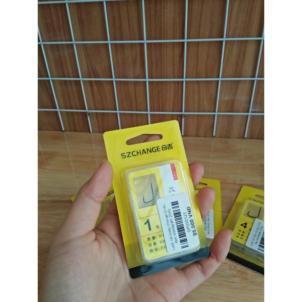 Lưỡi cá chép SZCHANGE màu đen  #1 --> #4