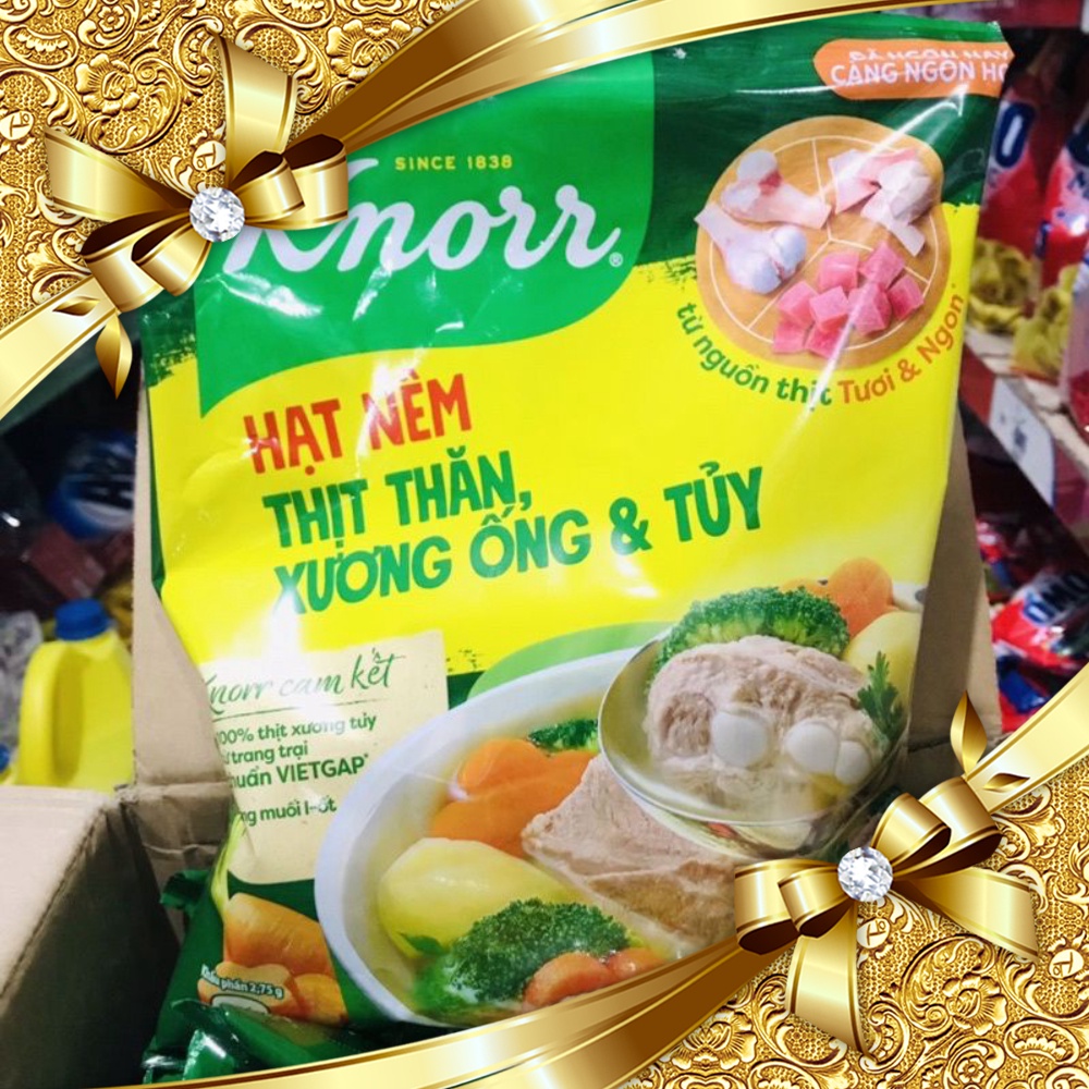 hạt nêm knorr  từ thịt thăn xương ống và tủy 900g (Mẫu mới)