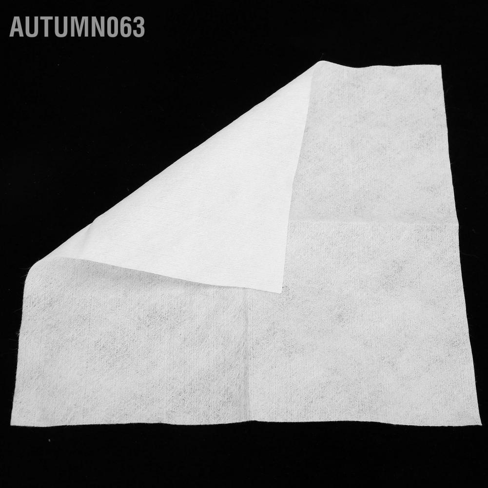 50 CHIẾC khăn tẩy trang khăn tẩy trang Khăn giấy cotton Sử dụng ướt khô Tẩy trang 20 x 20.5cm Autumn063