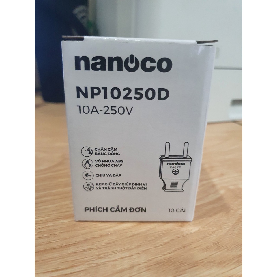 Phích Cắm Đơn Nanoco NP10250D