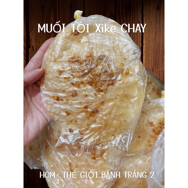1 bịch bánh tráng muối tỏi xike ĂN CHAY ĐƯỢC siêu ngon Tây Ninh