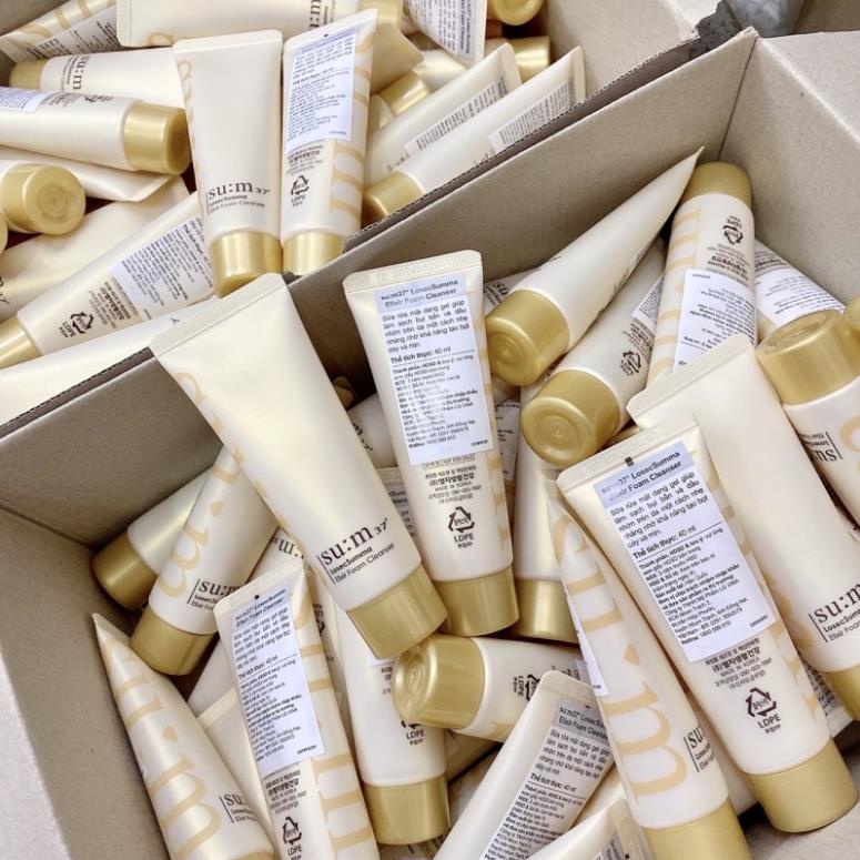 Sữa rửa mặt tái sinh Su:m37 LosecSumma Elixir Foam Cleanser 40ml - Hàng chính hãng LGVina