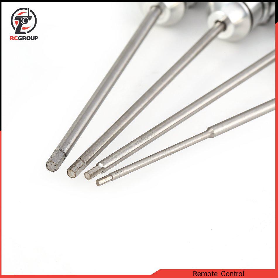 Công cụ mô hình Tuốc nơ vít thép trắng đen