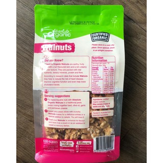 Hạt Óc Chó Hữu Cơ Úc Absolute Organic 250gr
