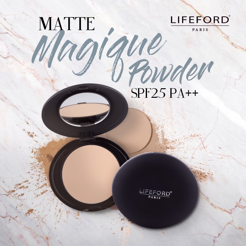Phấn Nền Kiềm Dầu MATTE MAGIQUE POWDER 10G I Phấn Dạng Nén Mịn Lì Chống Nắng SPF 25+++ - ( Vivan _ Cosmetics )