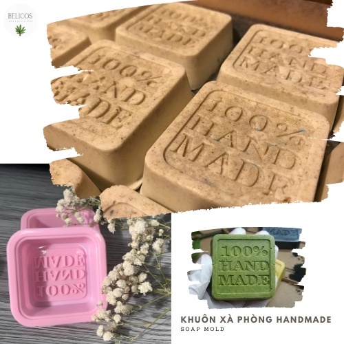 Khuôn Silicone làm xà phòng handmade