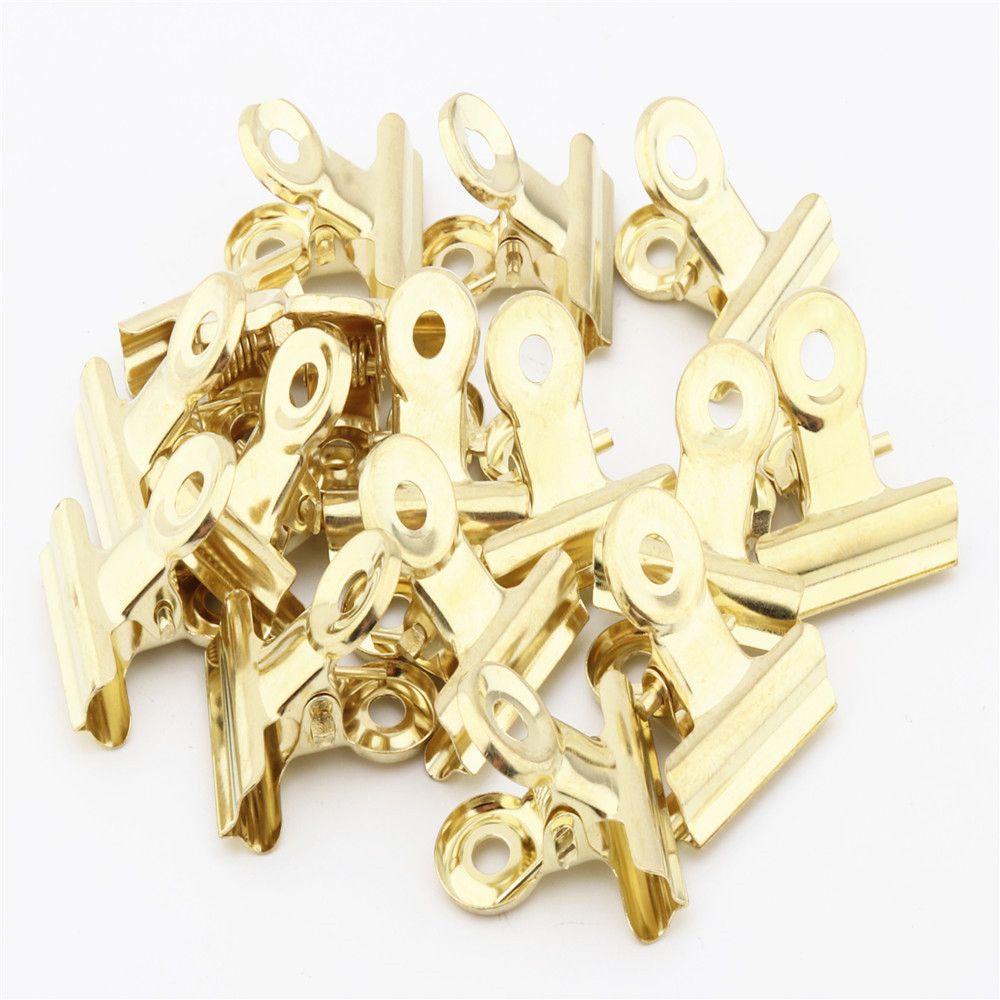 Set 6 Kẹp Kim Loại Tròn Cao Cấp Tiện Dụng|Giá Đỡ Kẹp Giấy Ghi Chú Bằng Thép Không Gỉ