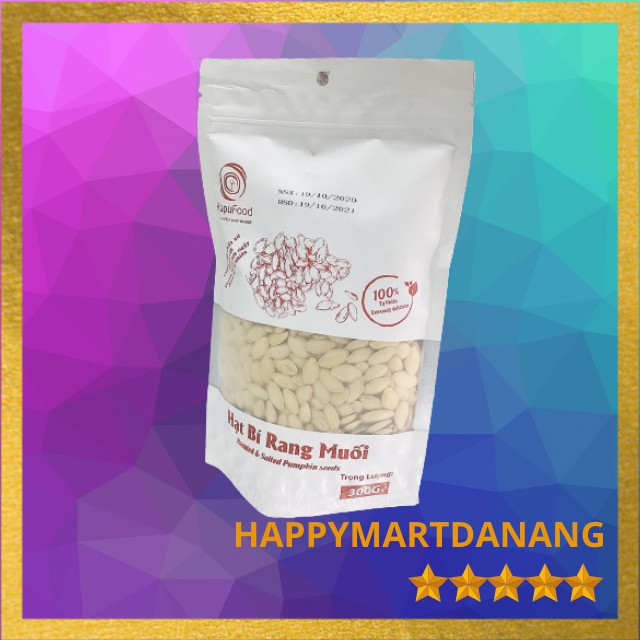 Hạt bí rang muối 300g – Hapufood Thơm Ngon