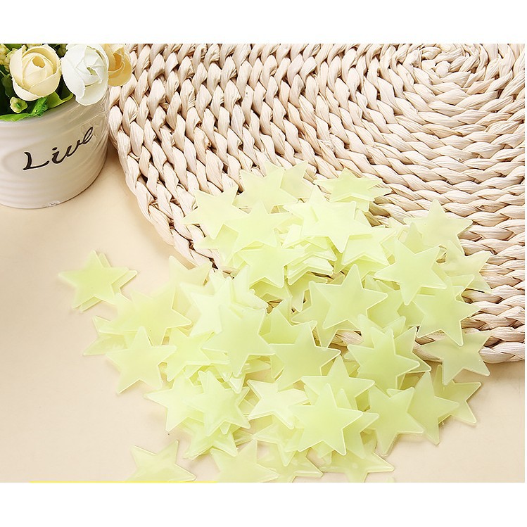 Combo 100 Sao Dạ Quang Phát Sáng Trong Đêm - GD541