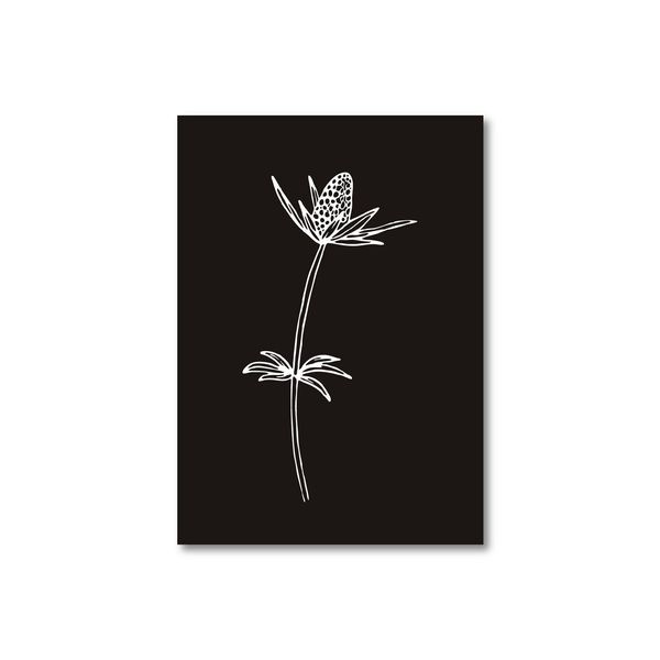 Sổ tay Crabit - Sketchbook A5 - Florist (Hoa Đen)