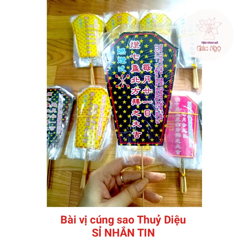 Bài vị cúng sao - Vàng Mã Sỉ Lẻ Giá Rẻ