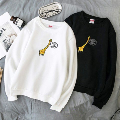 Áo thu đông dài tay Sweater nhiều size Hươu cao cổ N375