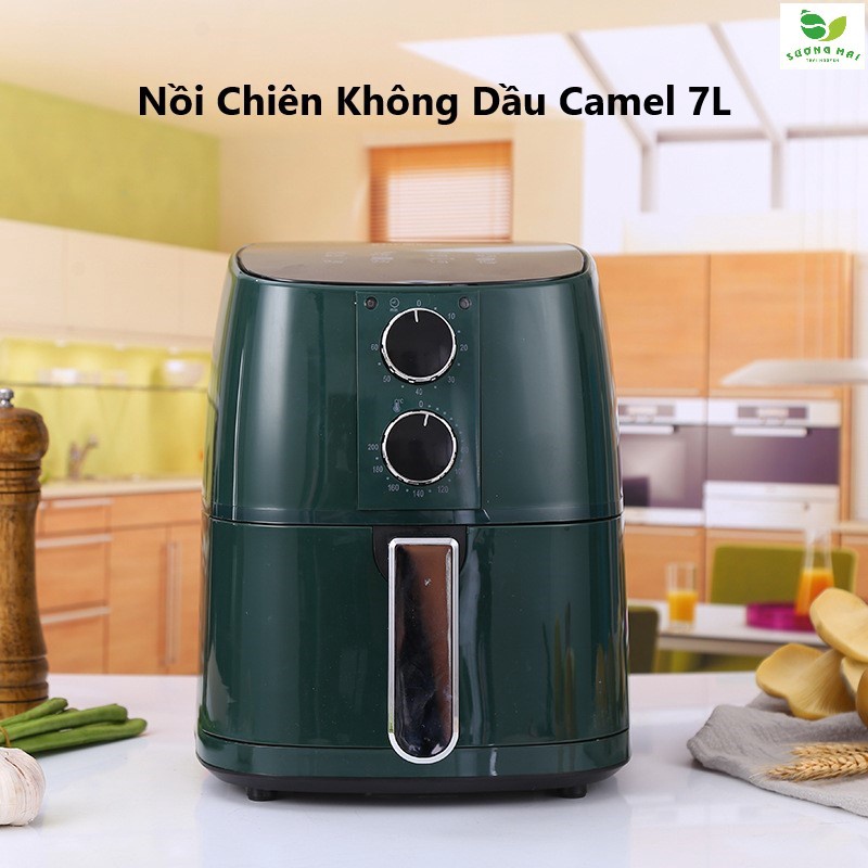 NỒI CHIÊN KHÔNG DẦU DUNG TÍCH 7 LÍT, CÔNG SUẤT 1500W - CAMEL