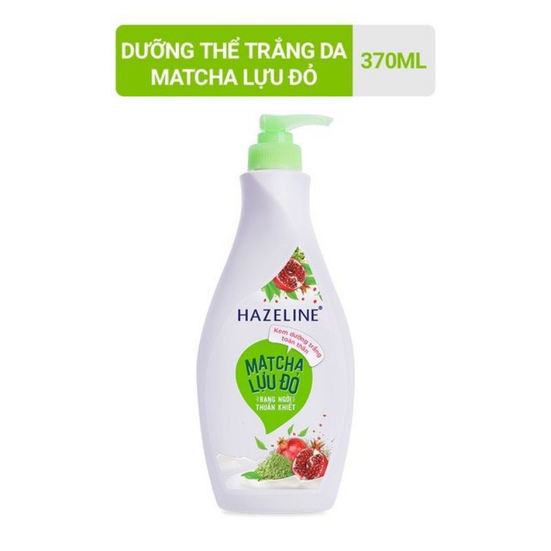 SỮA DƯỠNG THỂ HAZELINE 370g Matcha lượu đỏ