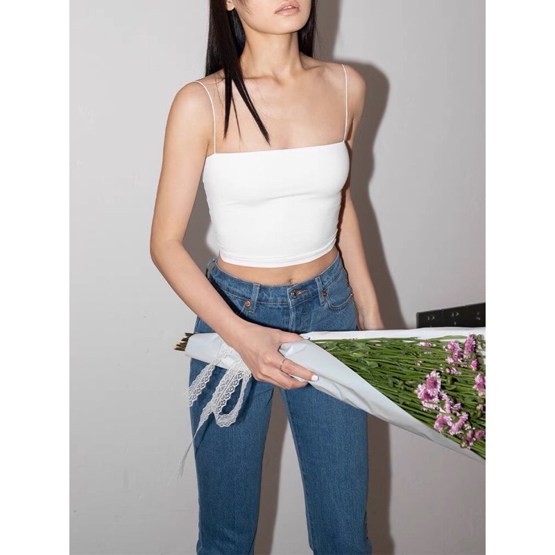 Áo 2 dây 2 lớp - croptop