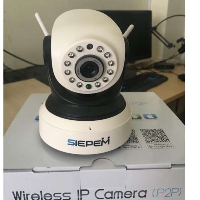 Camera IP Wifi SIEPEM S6203 Pro hỗ trợ độ phân giải HD 720p 1Mpx  Hàng Nhập Khẩu