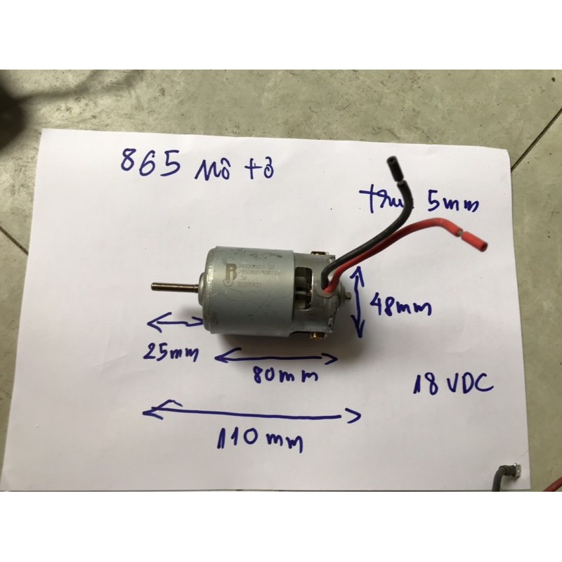 [Thanh Lý] Mô tơ  895, 865, T3445 12- 40V Dc chế xe, tàu thuyền, quạt, máy mài cắt..