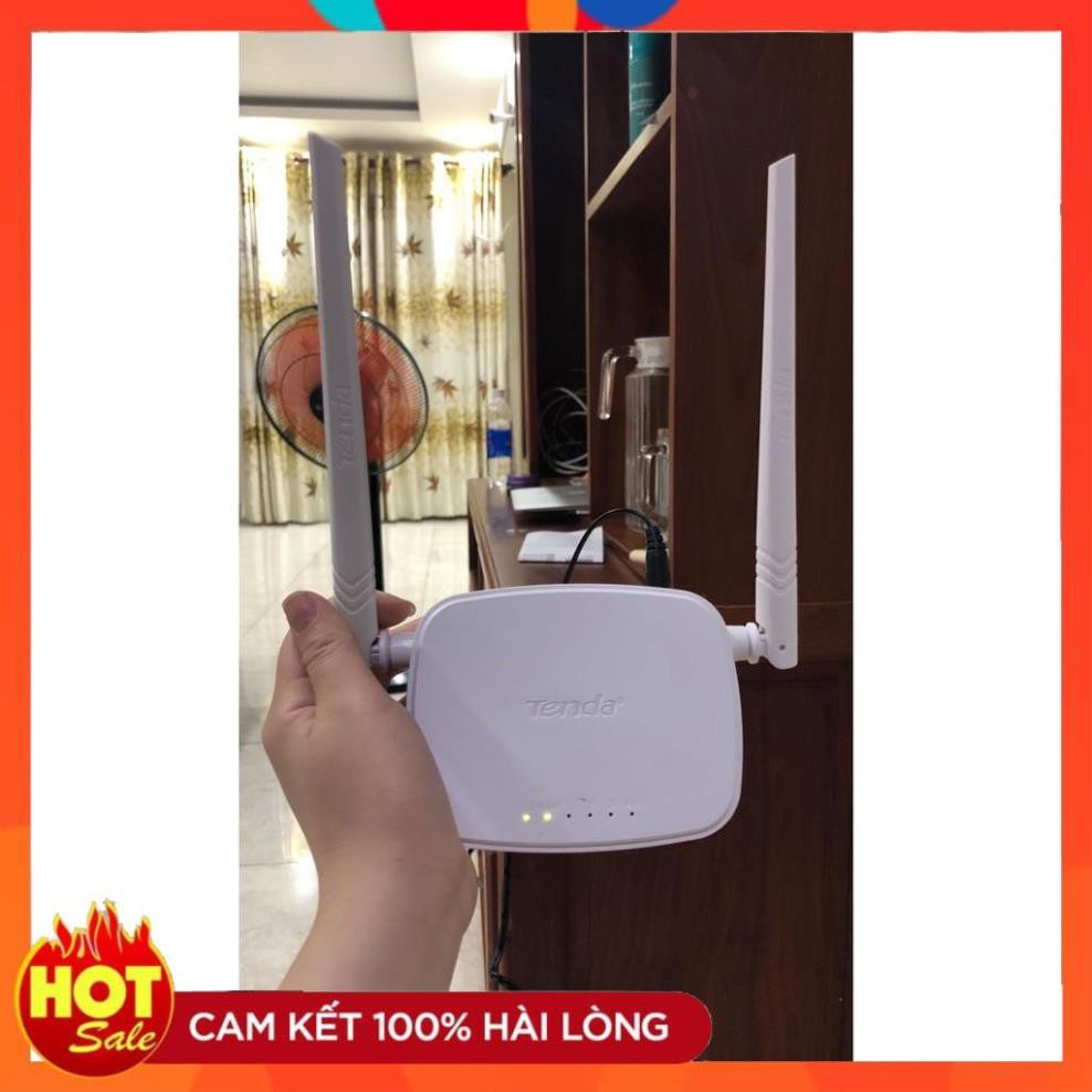 [Chính Hãng] Bộ Phát Sóng Wifi Router Chuẩn N 300Mbps Tenda N301 - 2 Râu