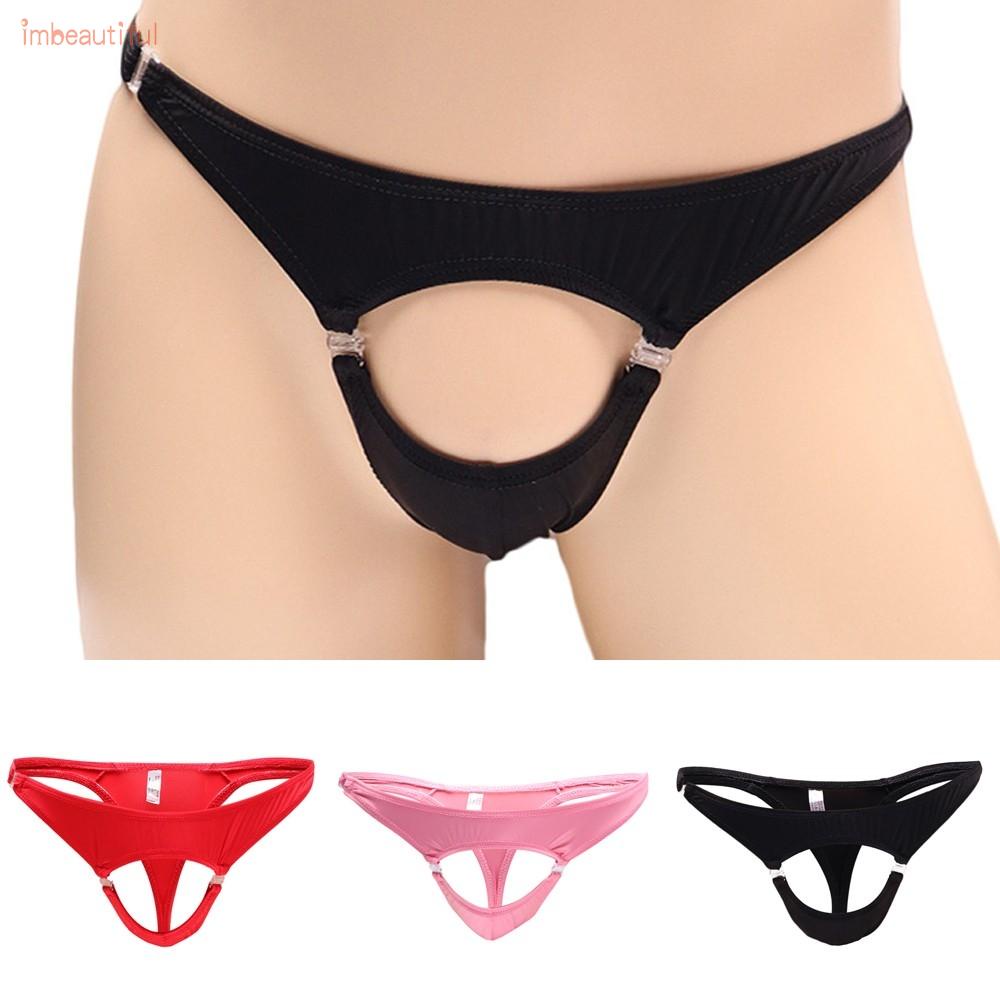 【I am beautiful】Bộ đồ lót bikini nam lưng thấp chữ T Sissy chất lượng cao và mới và chất lượng cao