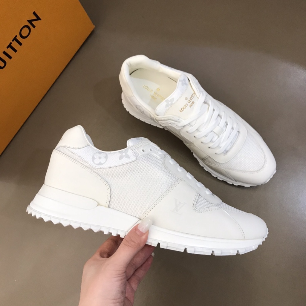 Giày Sneakers da thật cao cấp Luois Vuitton LV mang phong cách thể thao, cá tính