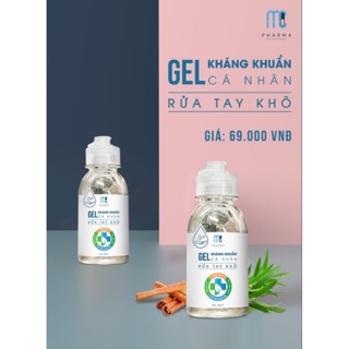 Gel rửa tay khô kháng khuẩn mc pharma 120ml