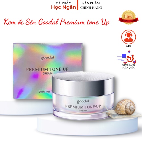Kem Dưỡng Trắng Da Ốc Sên GOODAL Premium Snail Tone-Up Cream 30ml Nuôi dưỡng và phục hồi làn da bị hư tổn myphamhocngan1