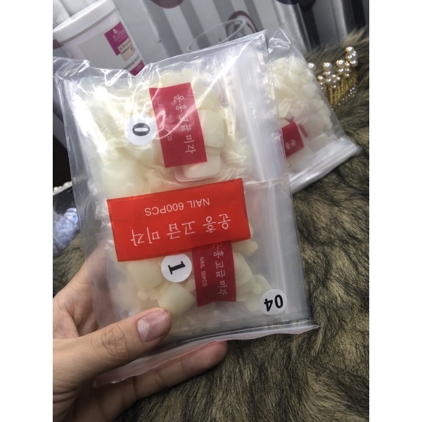 túi móng úp chân hàn 500ps chuẩn fom