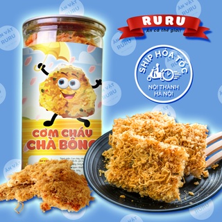 Cơm cháy chà bông 300g, ăn vặt Ruru, siêu nhiều chà bông giòn rụm, vệ sinh