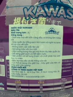 💦💦💦🇯🇵🇯🇵NƯỚC GIẶT KAWASHI - HÀNG NHẬT🇯🇵🇯🇵💦💦💦