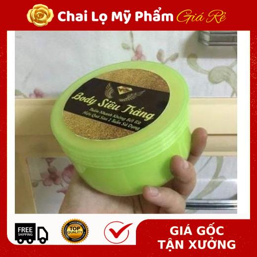 Hủ Đựng Kem ❤ Hũ đựng kem Gel Xanh lá 300g chiết mỹ phẩm , phụ kiện du lịch