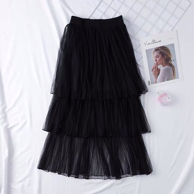 Chân váy tầng công chúa