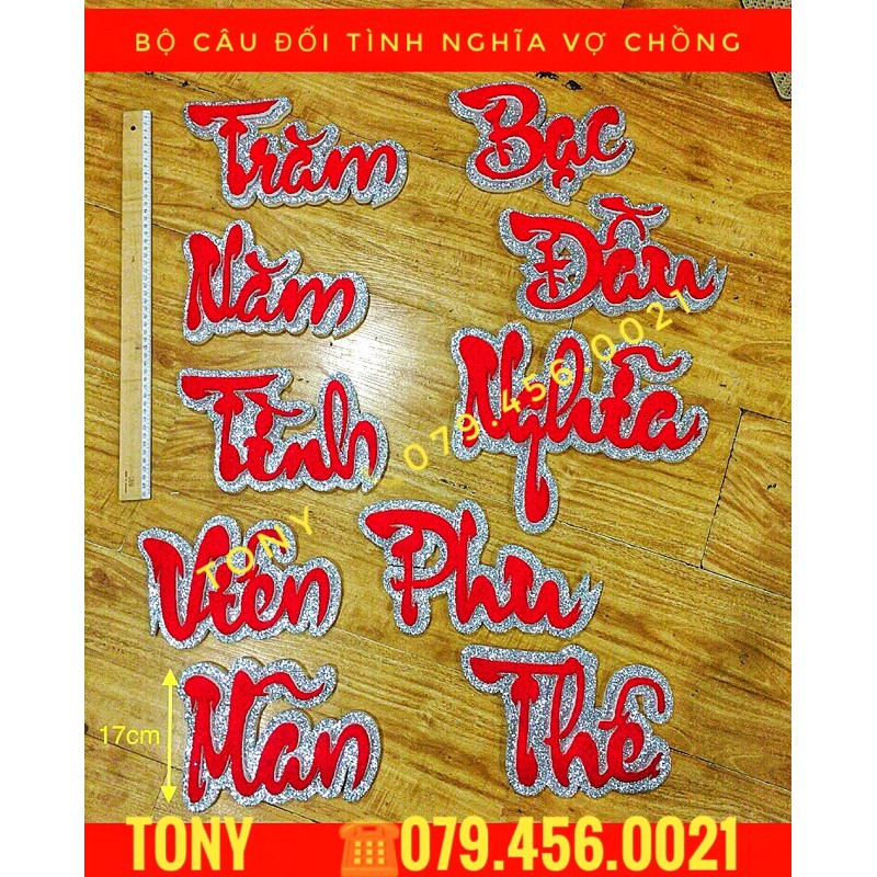 [Cưới] GIA TIÊN PHỤ KIỆN TRANG TRÍ NGÀY CƯỚI - NHÀ TONY