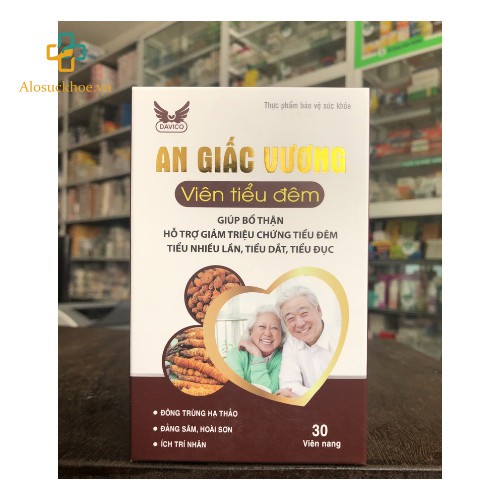 An Giấc Vương - bổ thận, giảm các chứng tiểu nhiều, tiểu đêm, tiểu rắt, tiểu không tự chủ, tăng cường tuần hoàn máu não