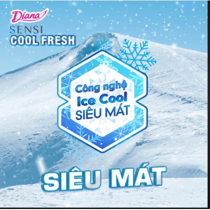 Băng vệ sinh Diana Sensi cool fresh hàng ngày (Gói 6 miếng hàng khuyến mại )