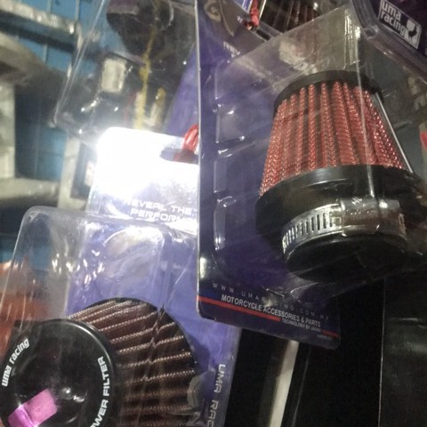 Pô bô e ú UMA racing lọc gió siêu bền size 35 - 38 zin 48mm độ