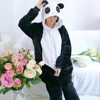 Bộ ngủ thú bông hình panda có sẵn