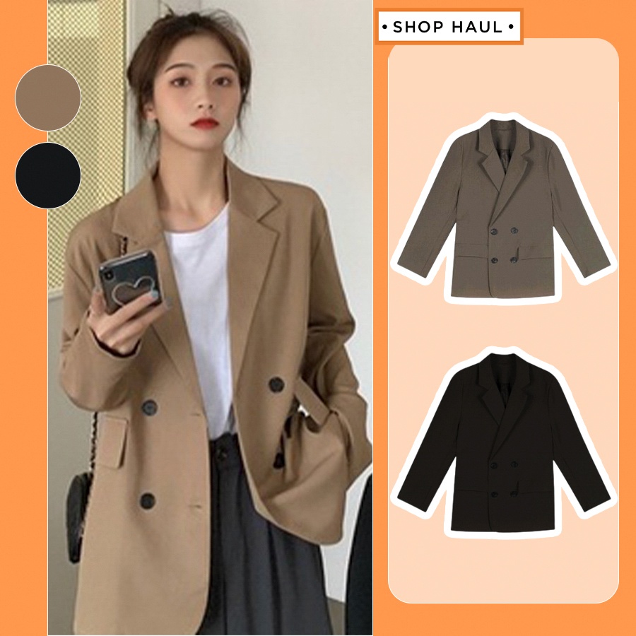 Áo khoác Blazer 2021 cho nữ Shop Haul - AB-G01