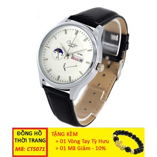 Đồng Hồ Nam Dây Da Xịn Chaxigo 💖 FREESHIP 💖 Giảm 20K Khi Nhập [ DONGNA20K ] Đồng Hồ Siêu Bền Bảo Hành 1 Năm