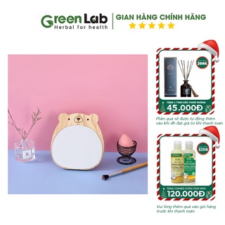 Gương để bàn🍃FREESHIP🍃 Gương gỗ mini trang điểm để bàn kiểu Hàn Quốc đơn giản dễ thương hình gấu gỗ Cocay_store