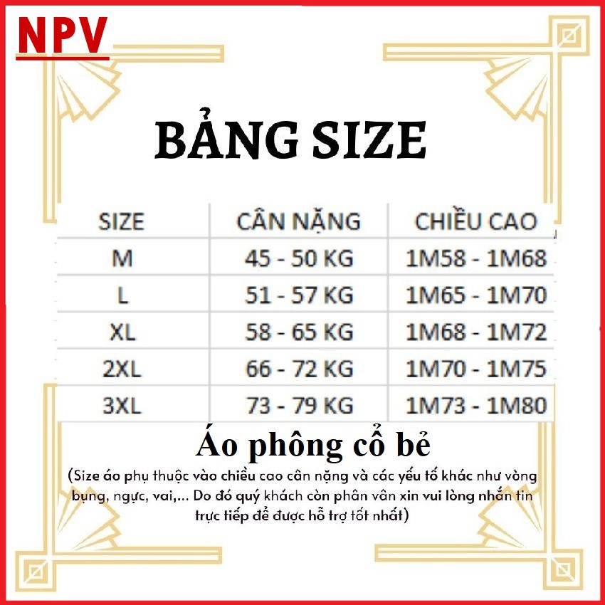 Áo polo nam cổ bẻ NPV ngắn tay, áo phông nam vải thun coton không nhăn không xù | BigBuy360 - bigbuy360.vn