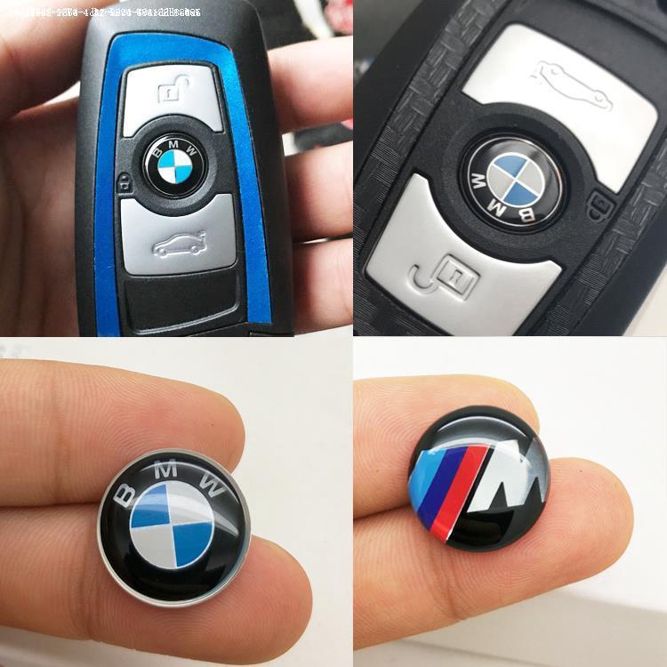 Miếng Dán Logo Kim Loại Trang Trí Nút Điều Khiển Từ Xa Thông Minh Cho Bmw 3 Series 5 Series 7 Series X3X4X5X6